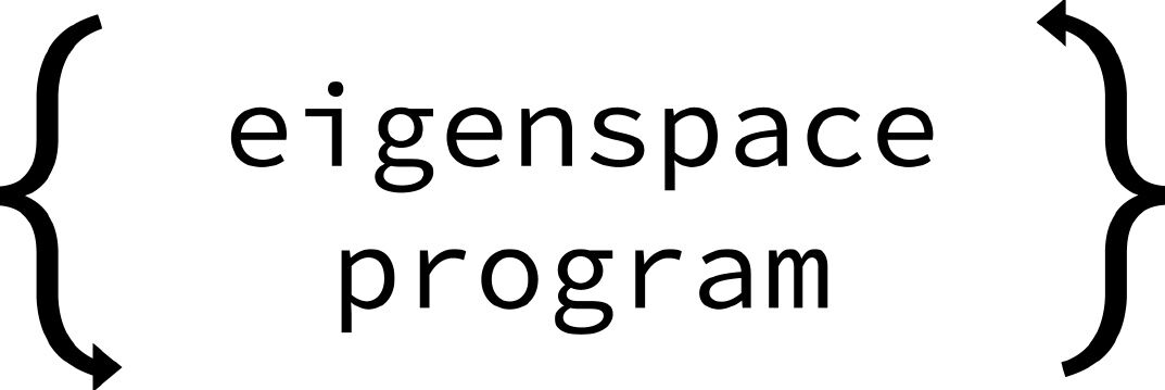 eigenspace program